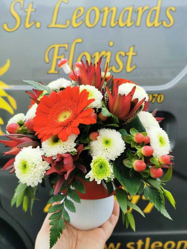 Flowers delivered to customer