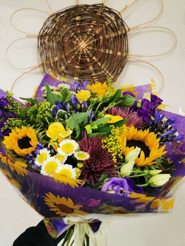 Flowers delivered to customer