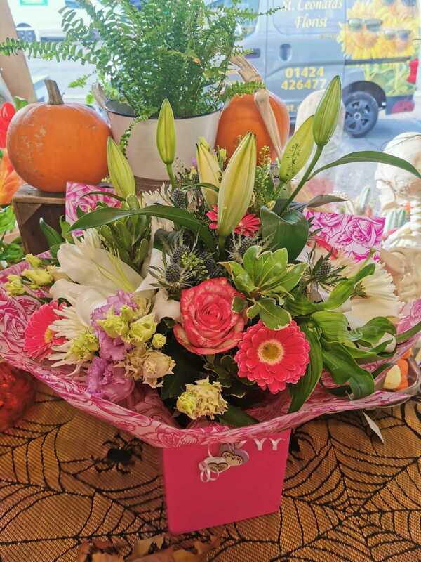 Flowers delivered to customer