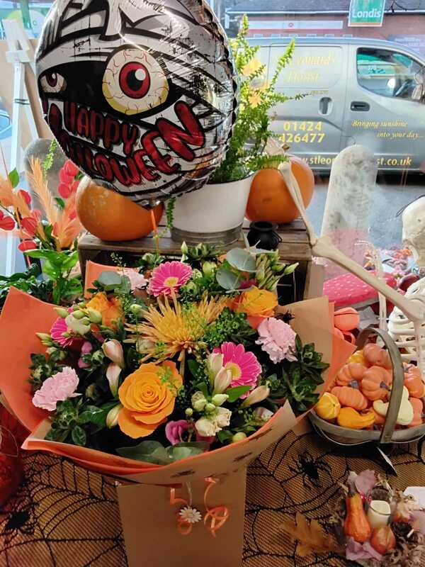 Flowers delivered to customer