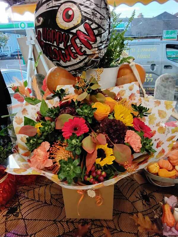 Flowers delivered to customer