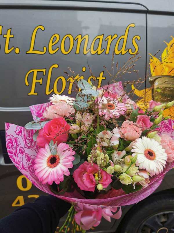 Flowers delivered to customer