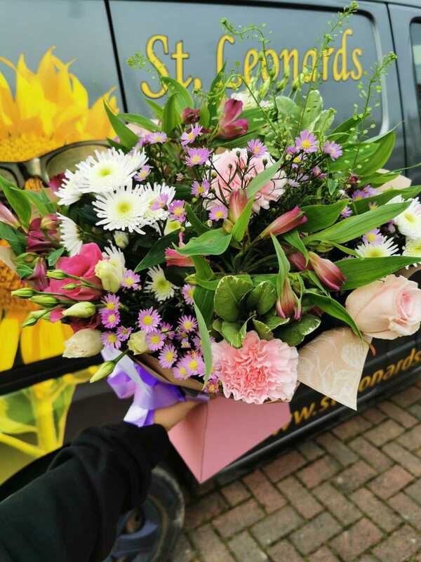 Flowers delivered to customer