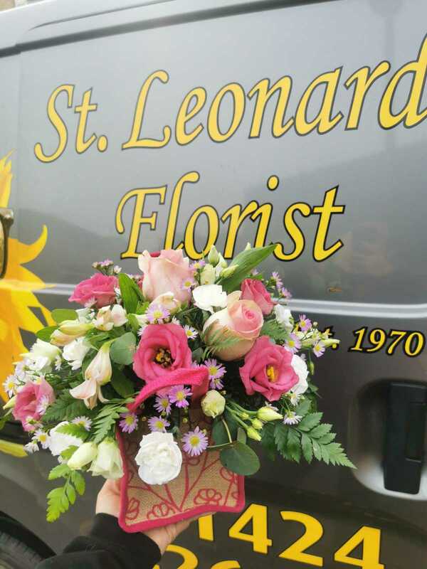 Flowers delivered to customer