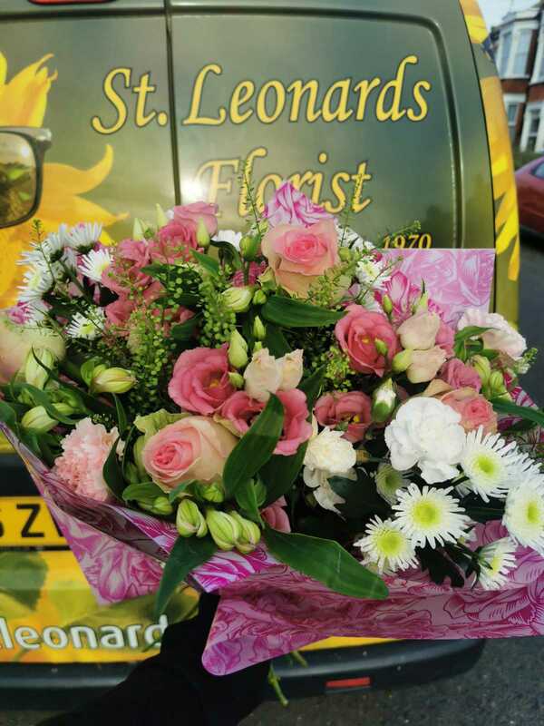 Flowers delivered to customer