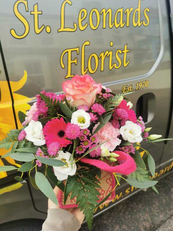 Flowers delivered to customer