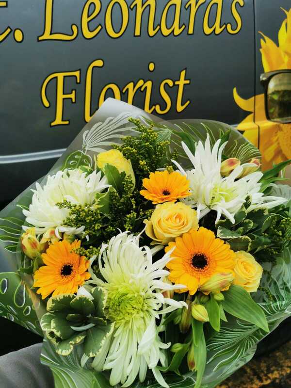 Flowers delivered to customer