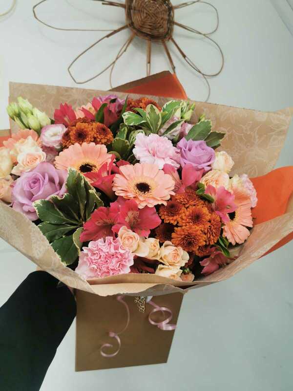 Flowers delivered to customer