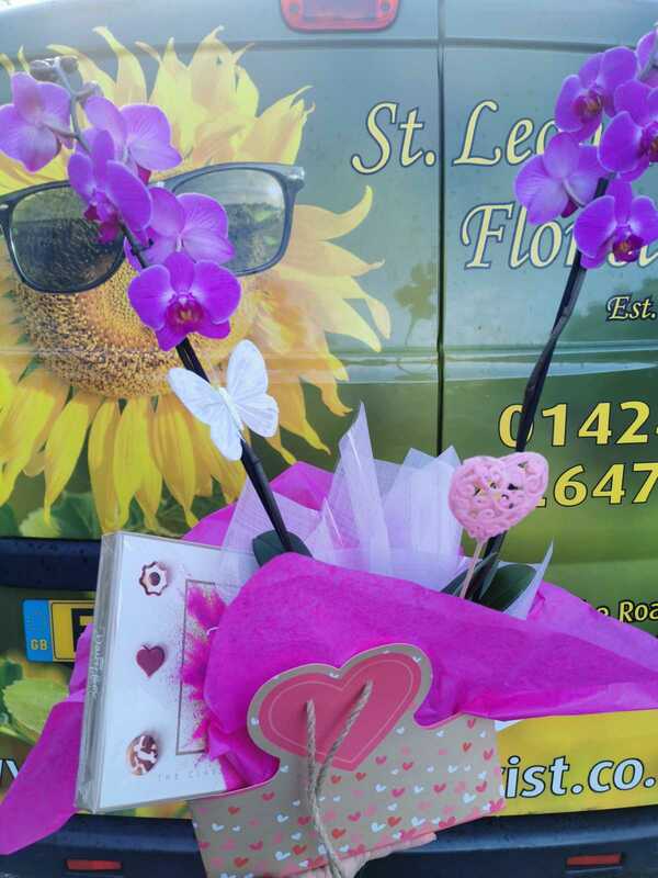 Flowers delivered to customer