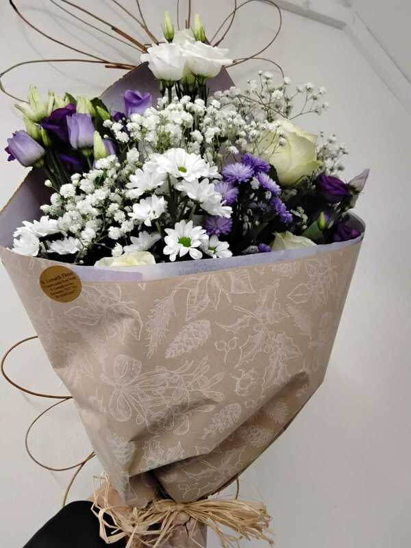 Flowers delivered to customer