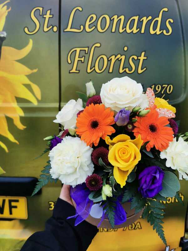 Flowers delivered to customer