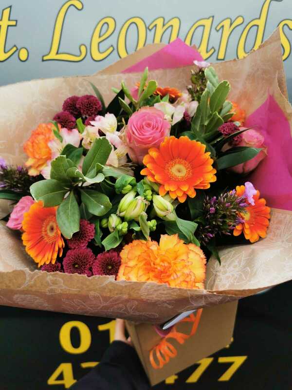 Flowers delivered to customer