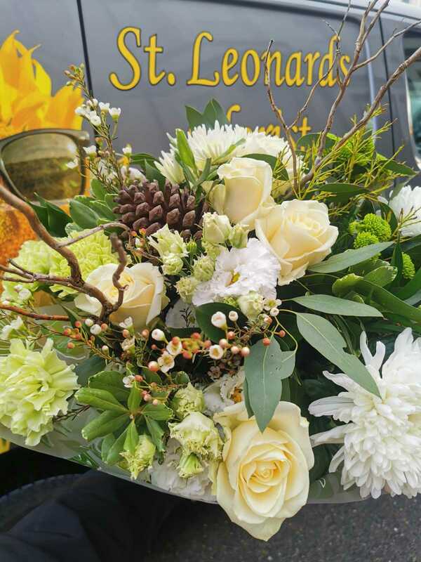 Flowers delivered to customer