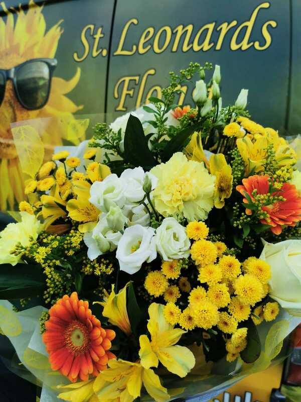 Flowers delivered to customer