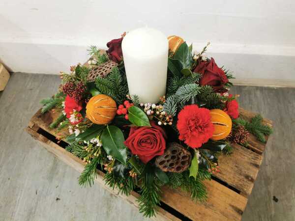 Flowers delivered to customer