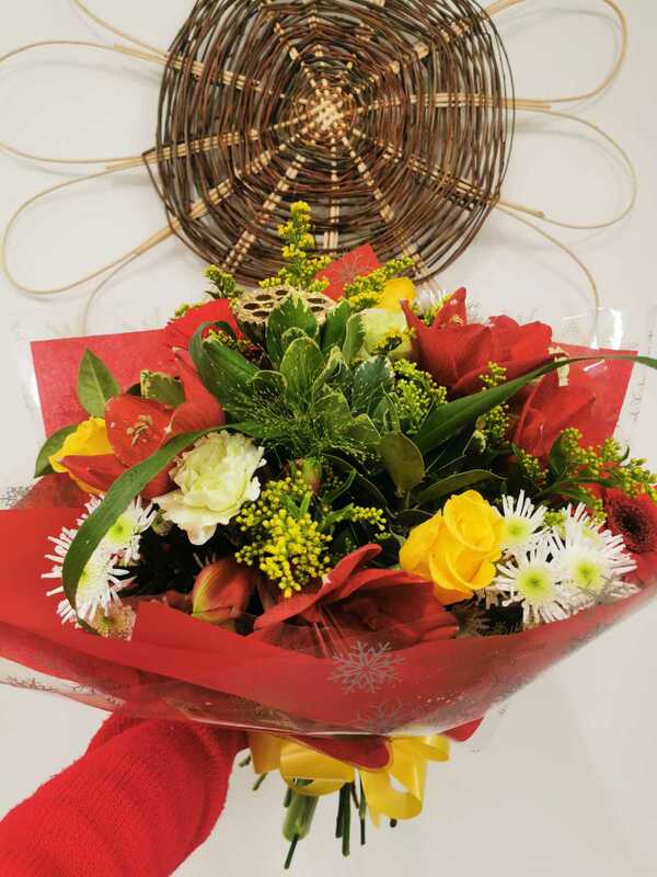 Flowers delivered to customer