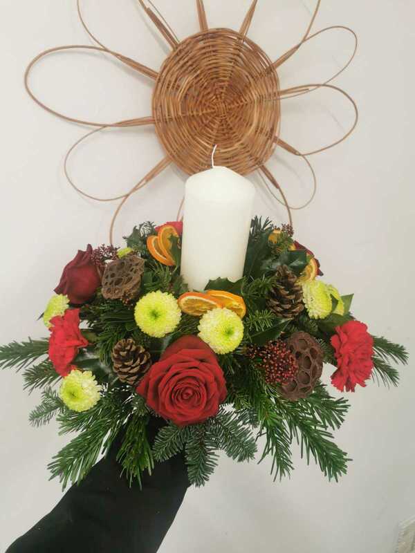 Flowers delivered to customer