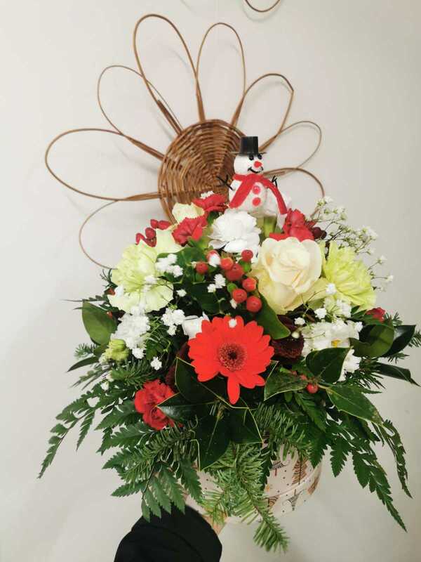 Flowers delivered to customer