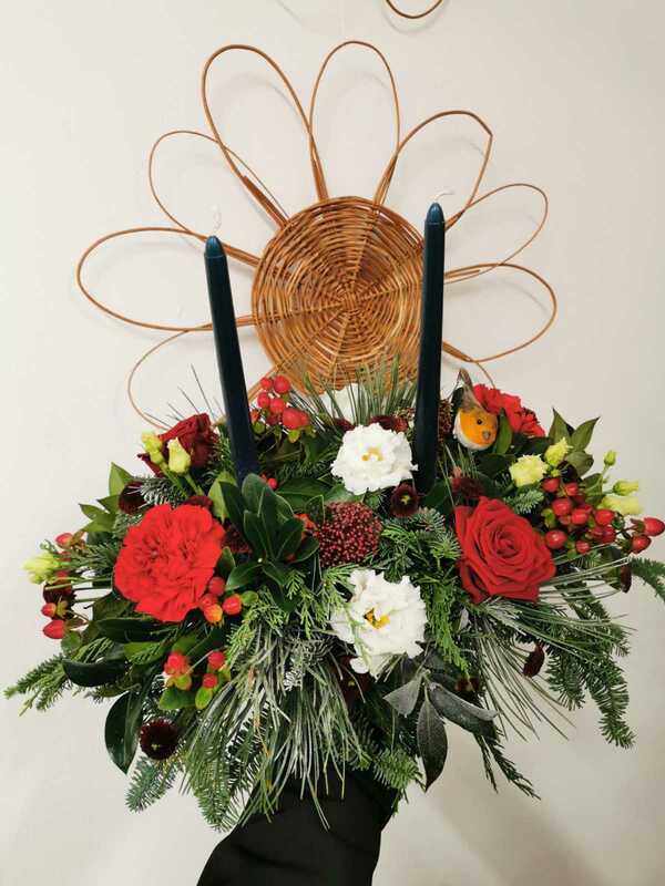 Flowers delivered to customer