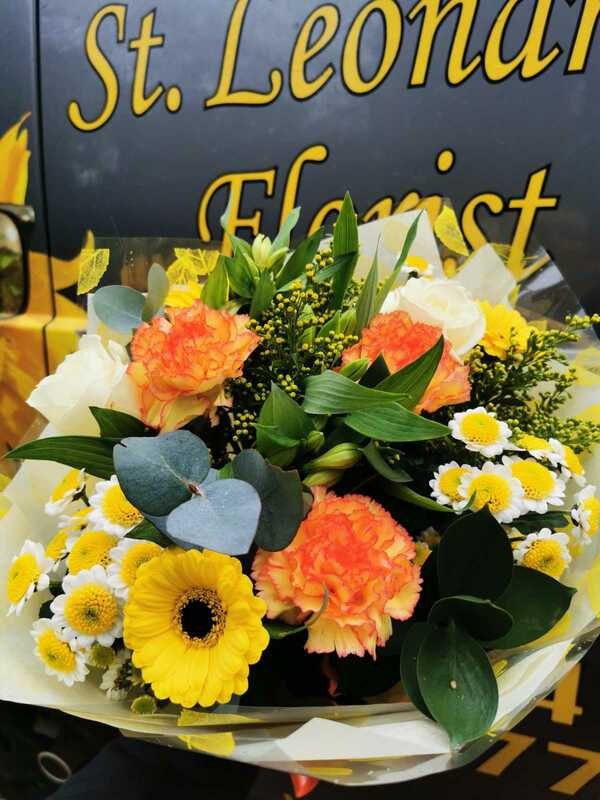Flowers delivered to customer