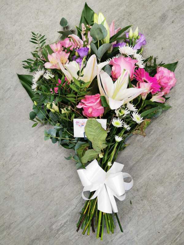 Flowers delivered to customer