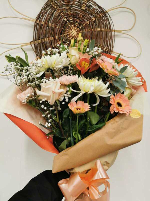 Flowers delivered to customer