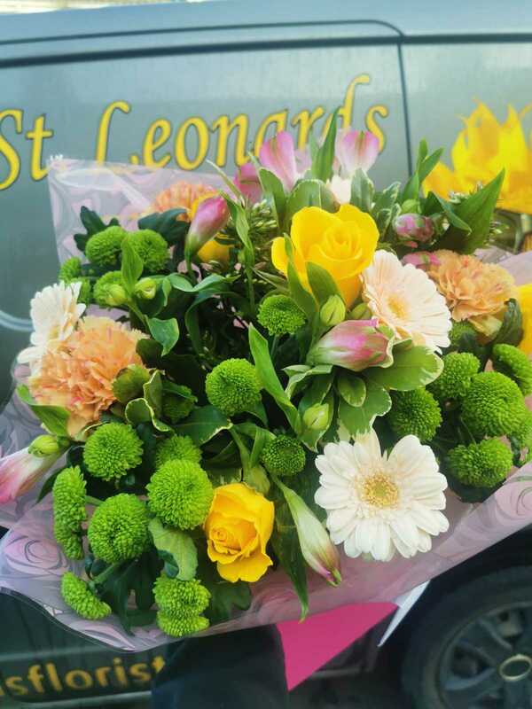 Flowers delivered to customer