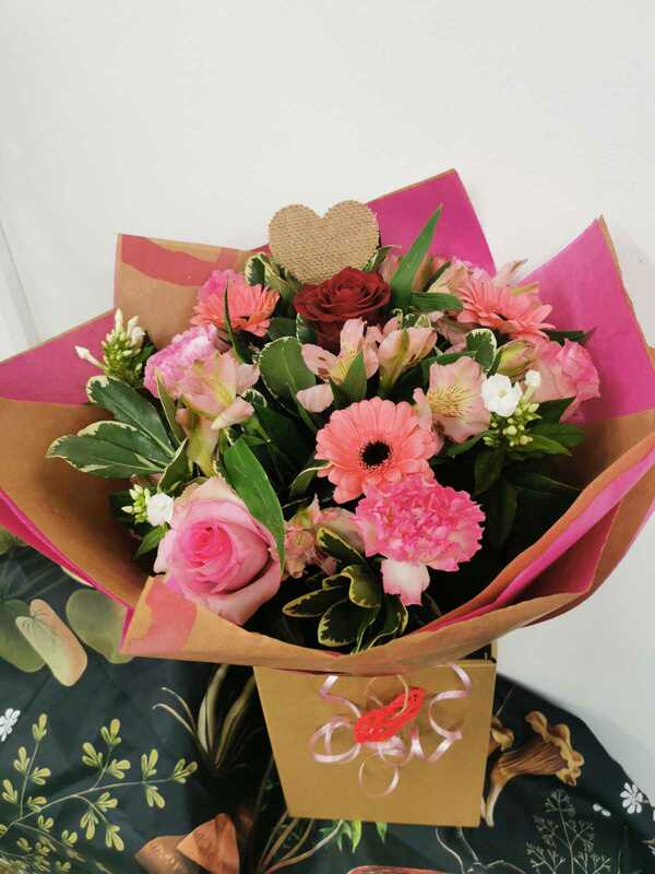 Flowers delivered to customer