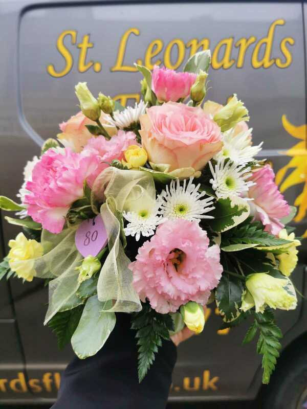 Flowers delivered to customer