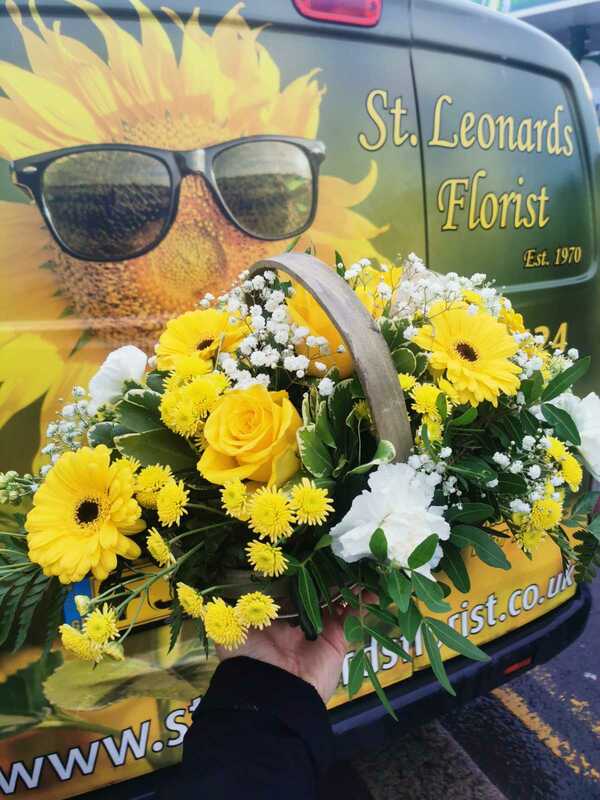 Flowers delivered to customer