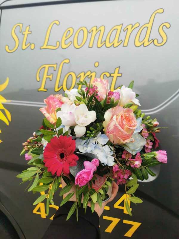 Flowers delivered to customer