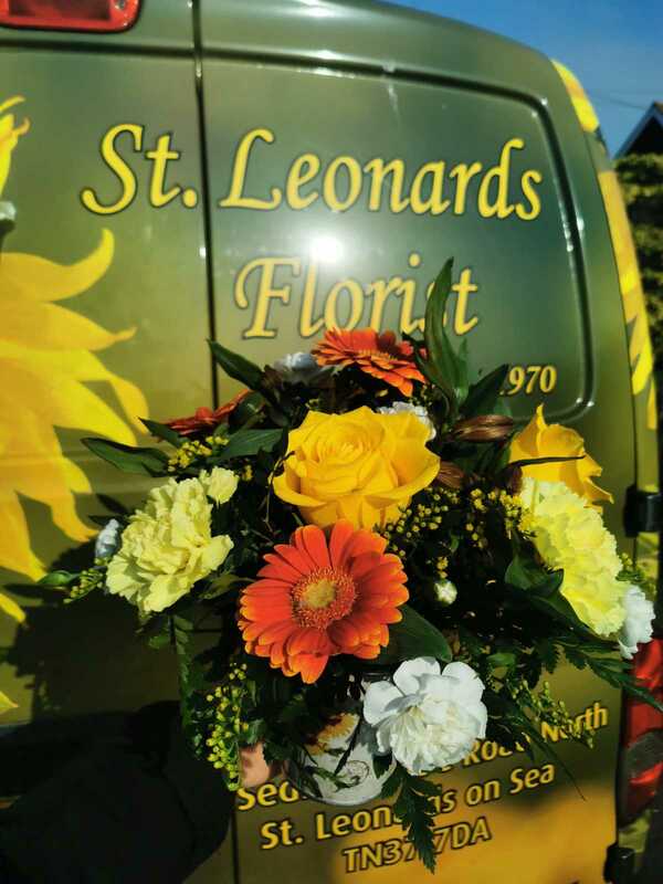 Flowers delivered to customer