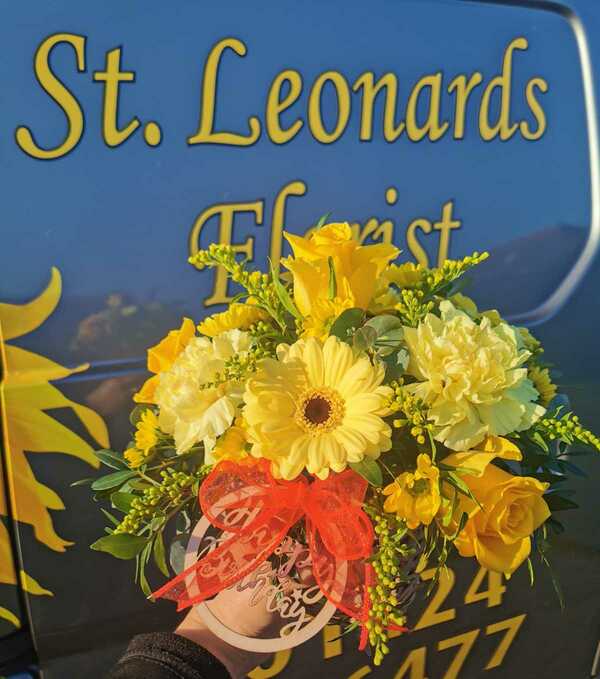 Flowers delivered to customer