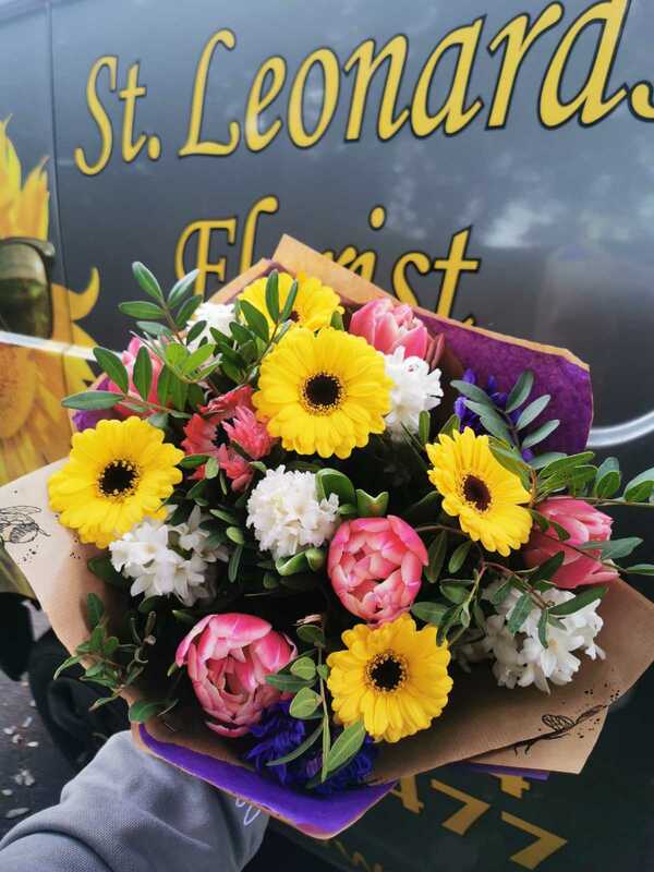 Flowers delivered to customer