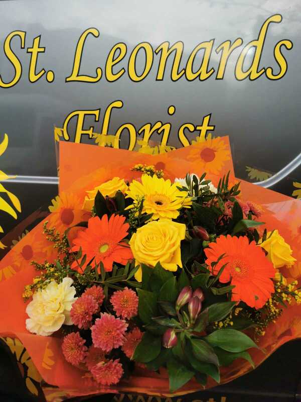 Flowers delivered to customer
