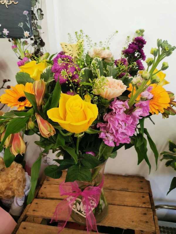 Flowers delivered to customer