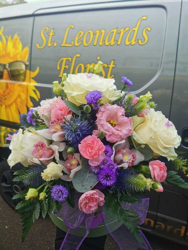 Flowers delivered to customer