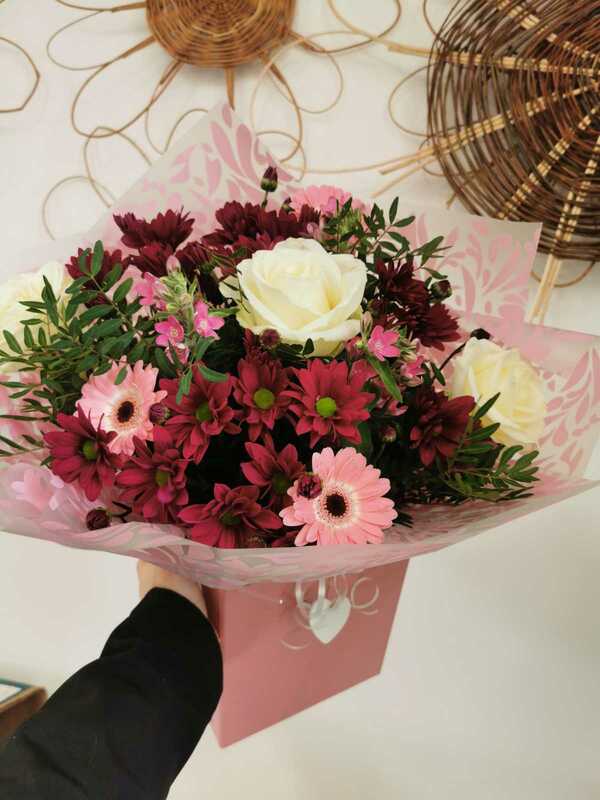 Flowers delivered to customer
