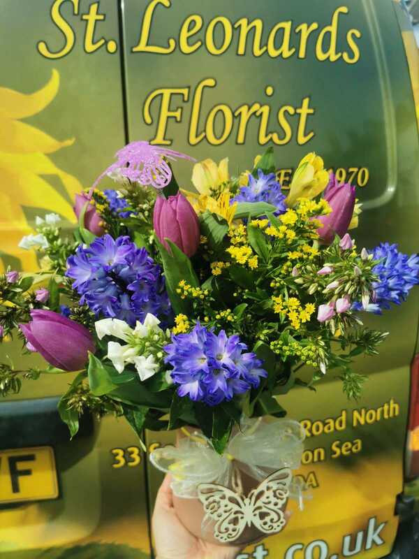 Flowers delivered to customer