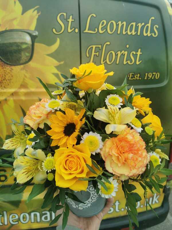 Flowers delivered to customer