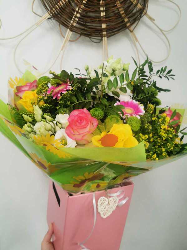 Flowers delivered to customer