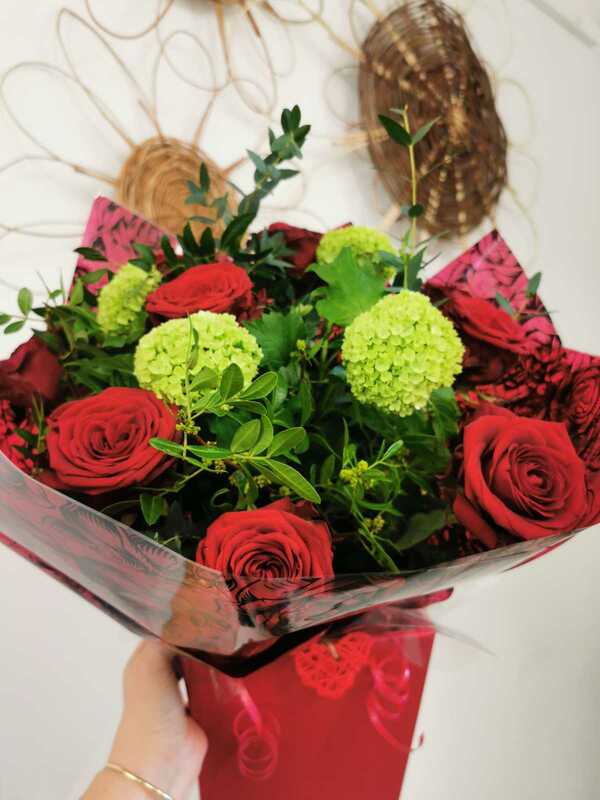Flowers delivered to customer