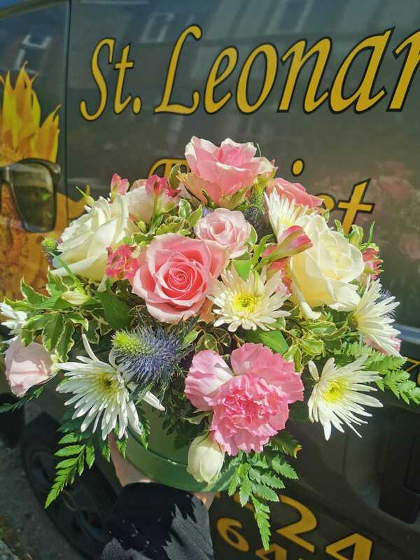 Flowers delivered to customer