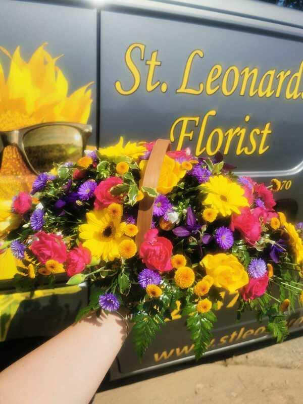 Flowers delivered to customer
