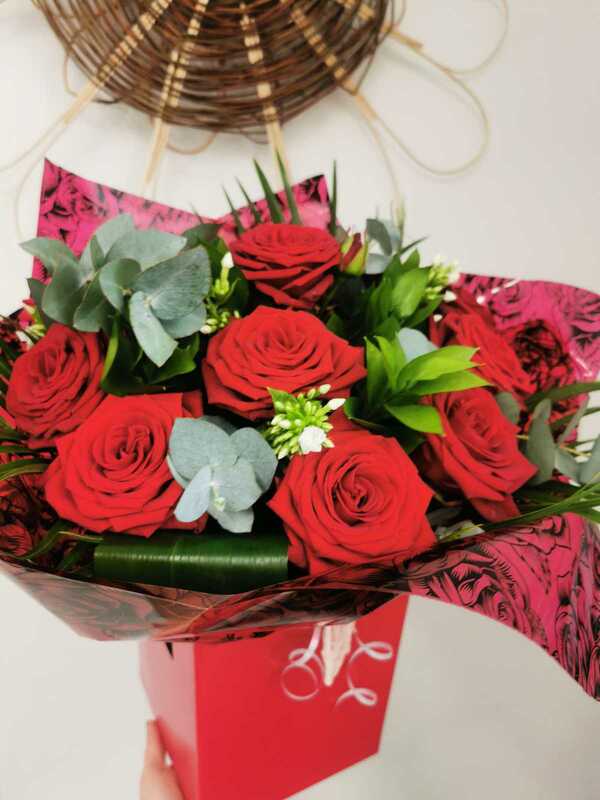 Flowers delivered to customer