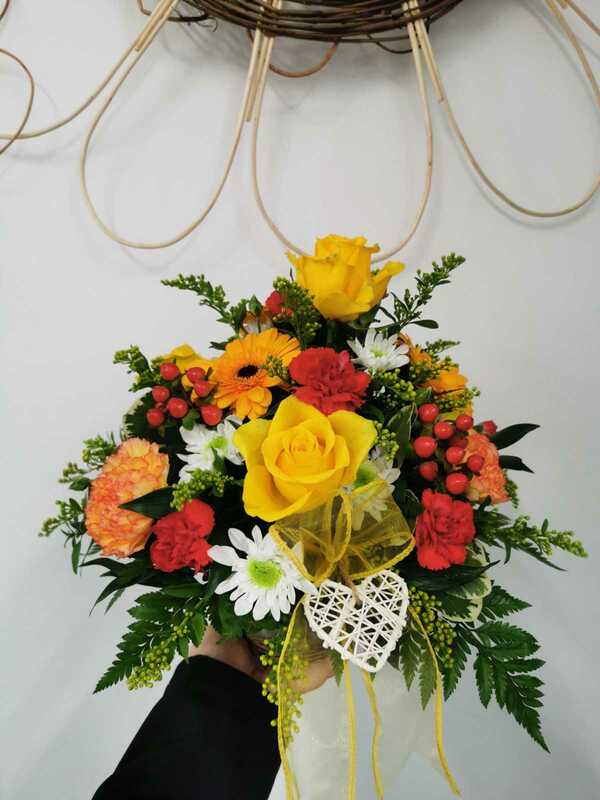 Flowers delivered to customer