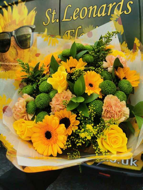 Flowers delivered to customer