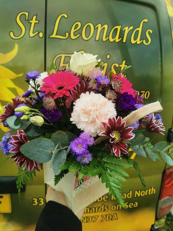 Flowers delivered to customer