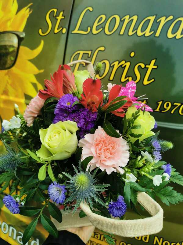 Flowers delivered to customer