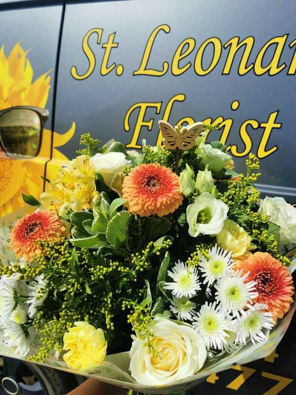 Flowers delivered to customer